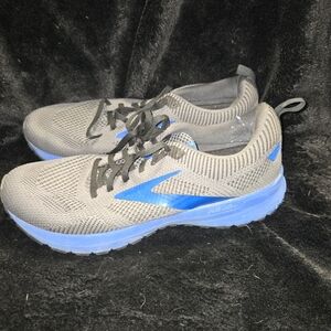 Brooks Men's Revel 5 Blacl And Blue Shoes